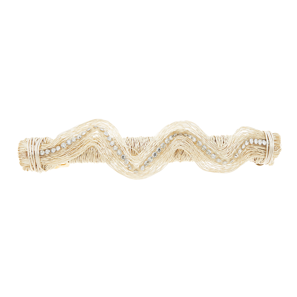 Mesh Diamond Wave Small Clip