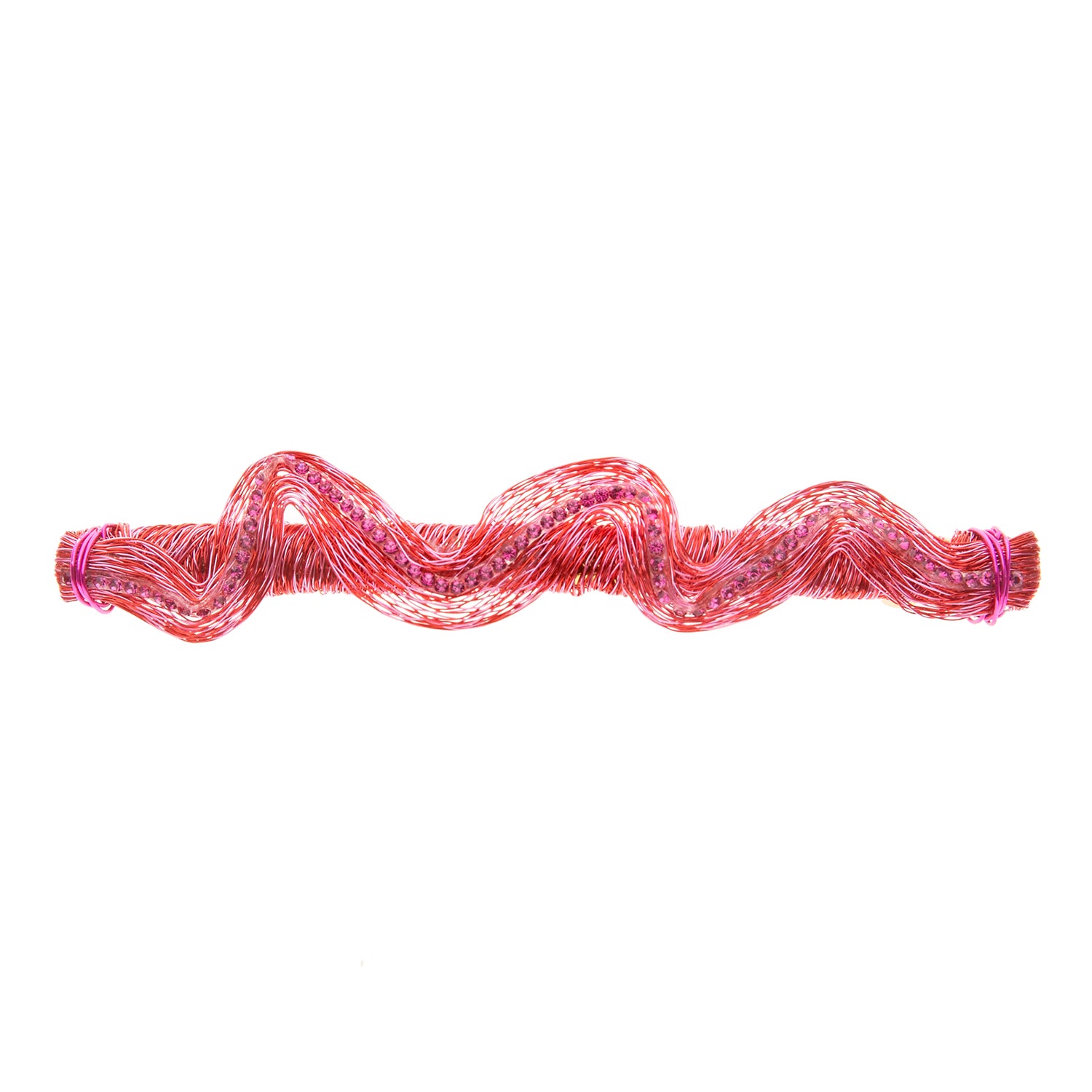 Mesh Diamond Wave Small Clip