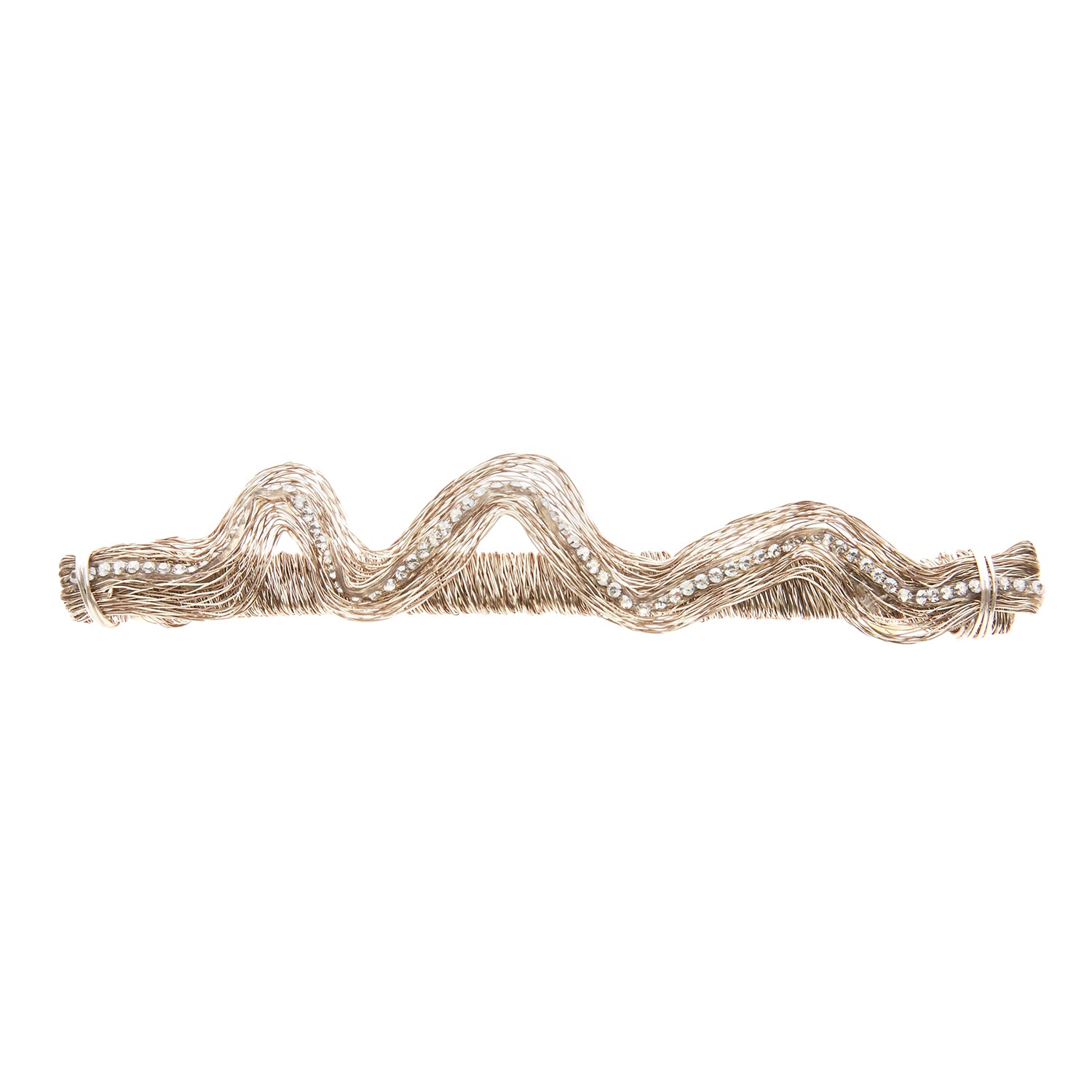 Mesh Diamond Wave Small Clip