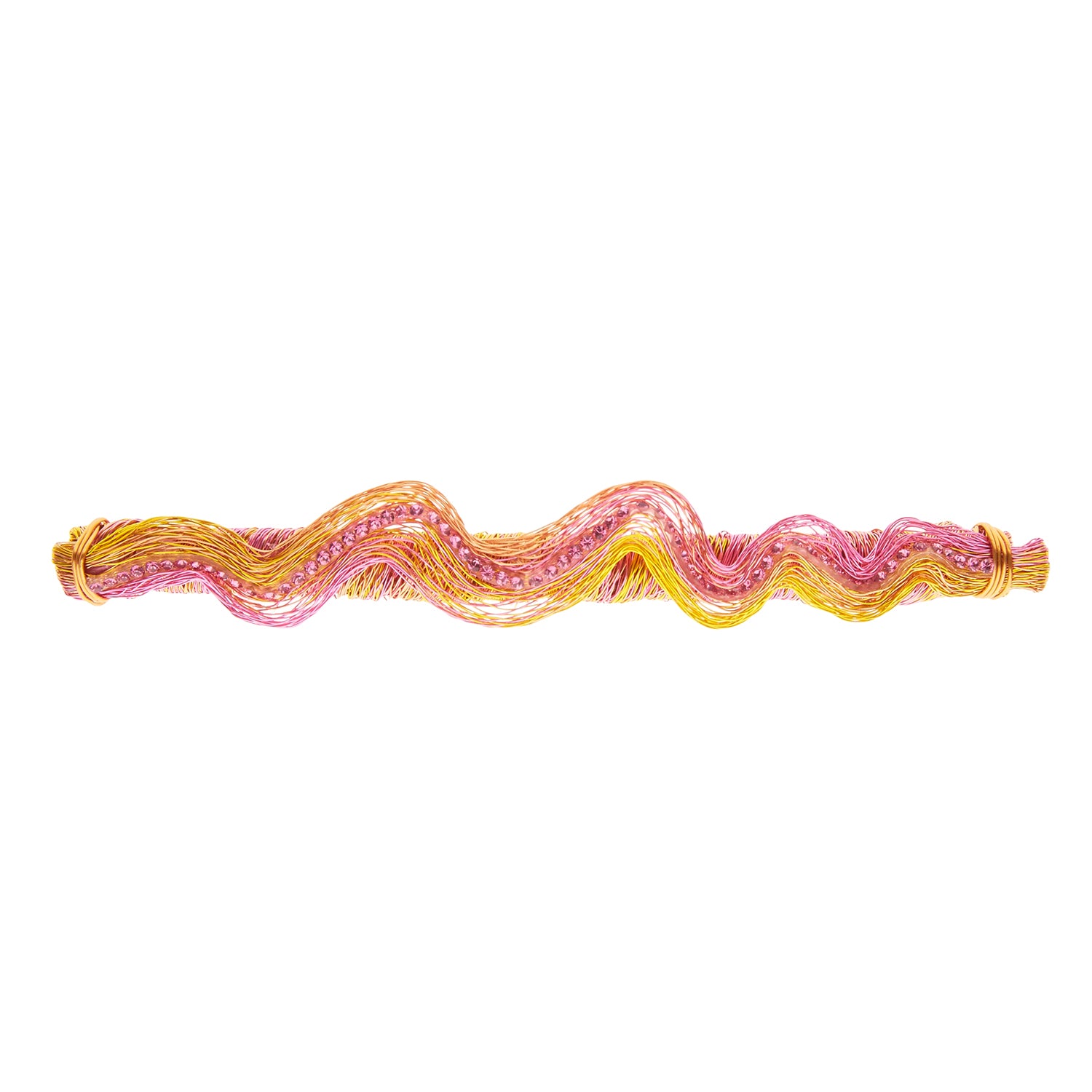Mesh Diamond Wave Small Clip