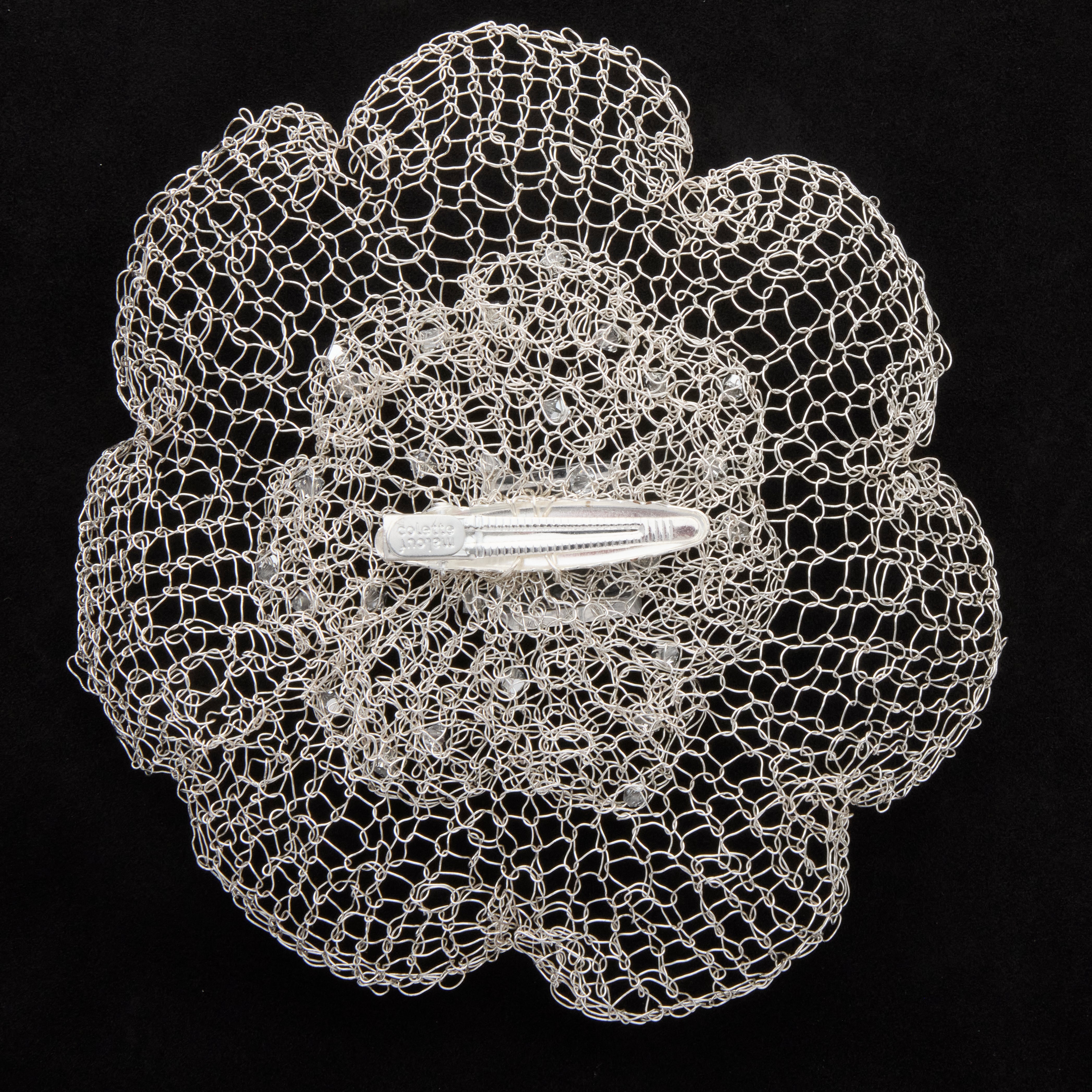 Lace Camelia Clip-on