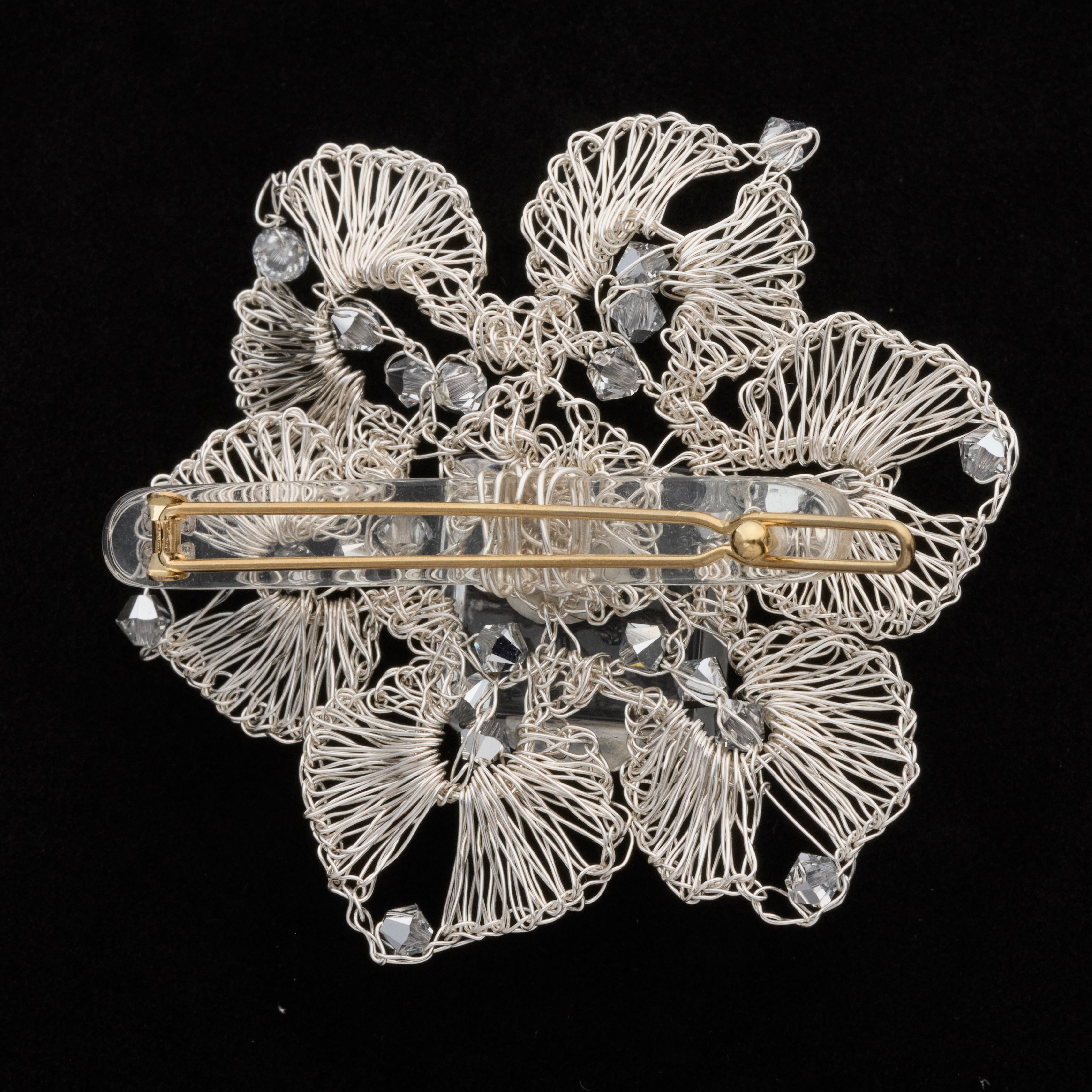 Lace Trio Floral Clip Set