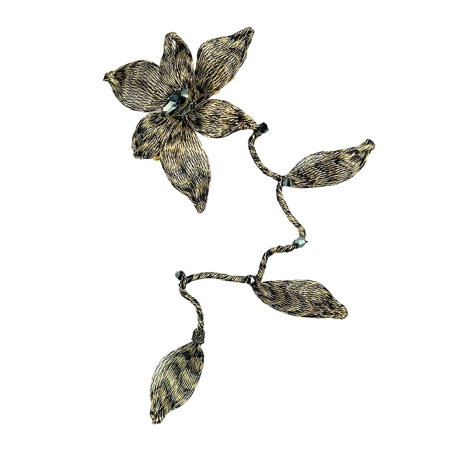 Exotic Climbing Flower Clip-on