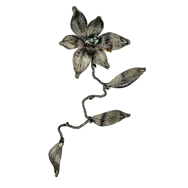 Exotic Climbing Flower Clip-on