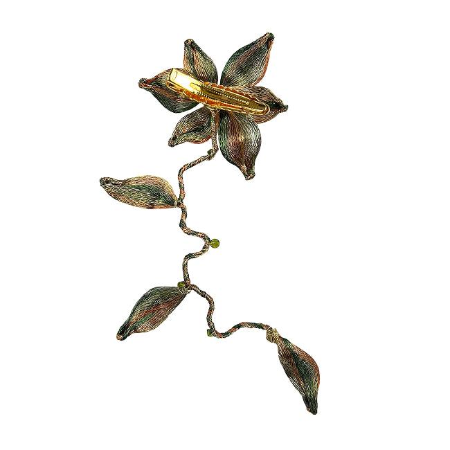 Exotic Climbing Flower Clip-on
