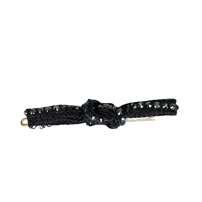 Pave Knot Snap Clip