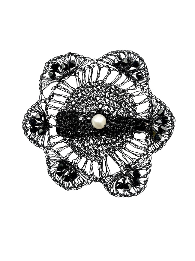 Lace Camelia Clip