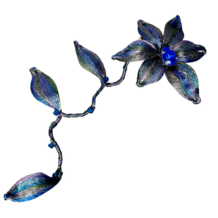 Exotic Climbing Flower Clip-on