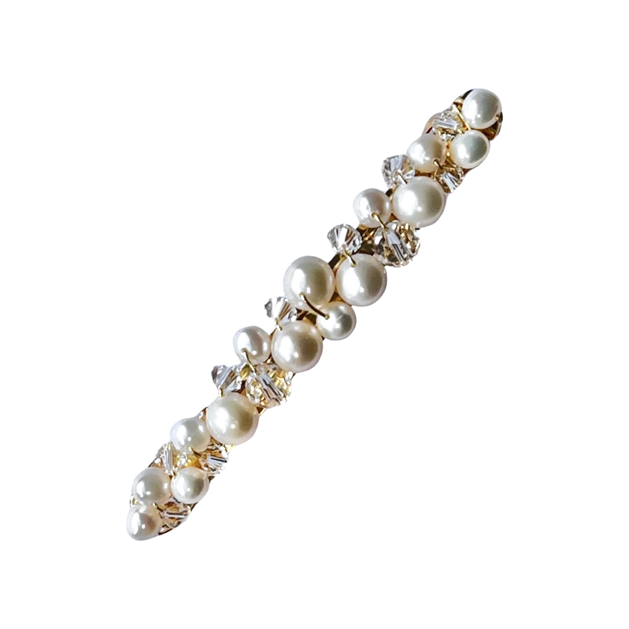 Lush Pearl Small Barrette