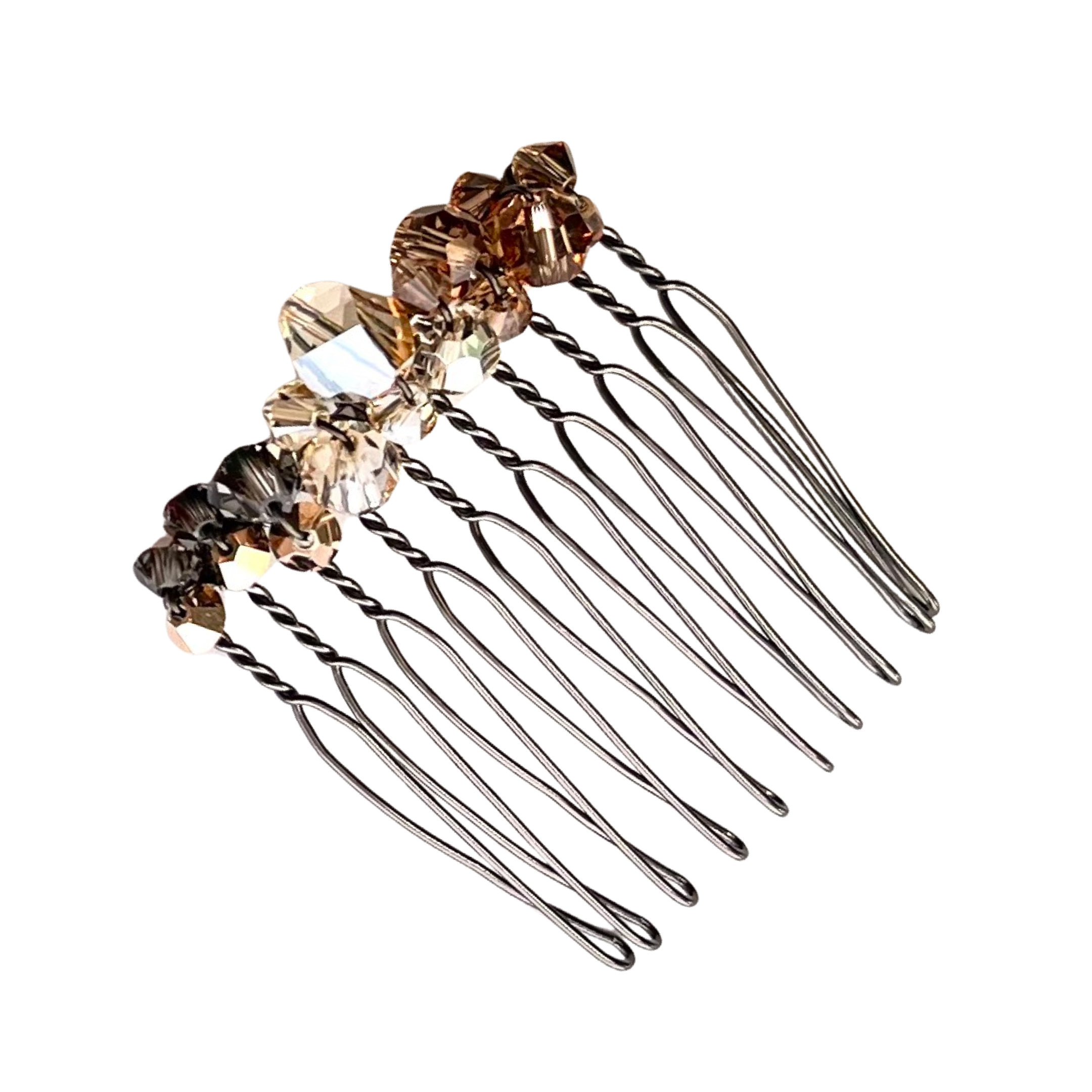 Ombre Crystal Mini Comb