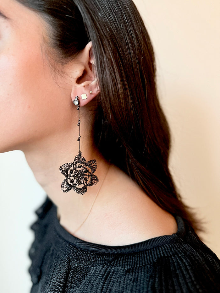 Lace Starlet Drop Earrings