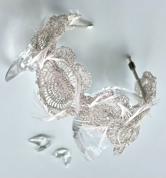 Lace Camelia Headband