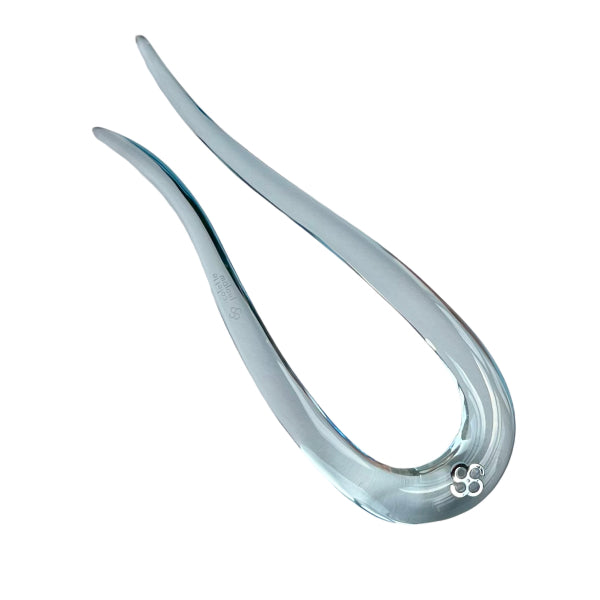 Lucite Serpent Hairpin