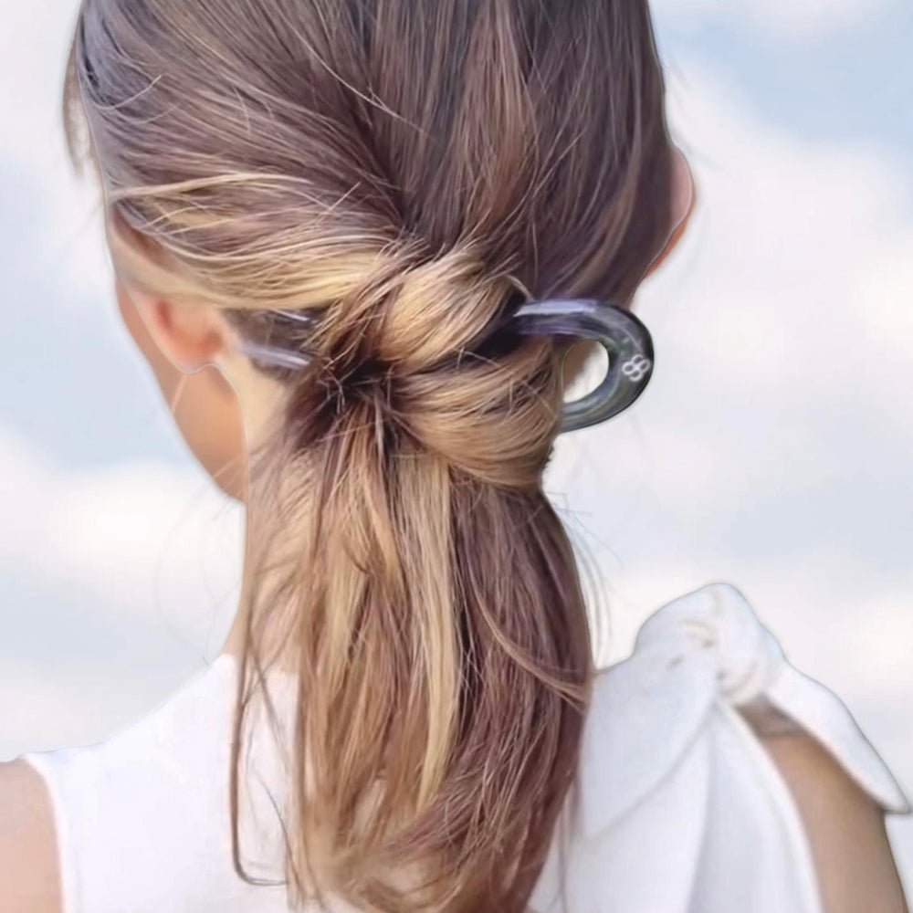 Lucite Serpent Hairpin