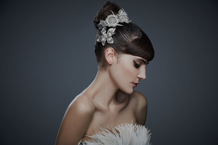 Lace Camelia Headband