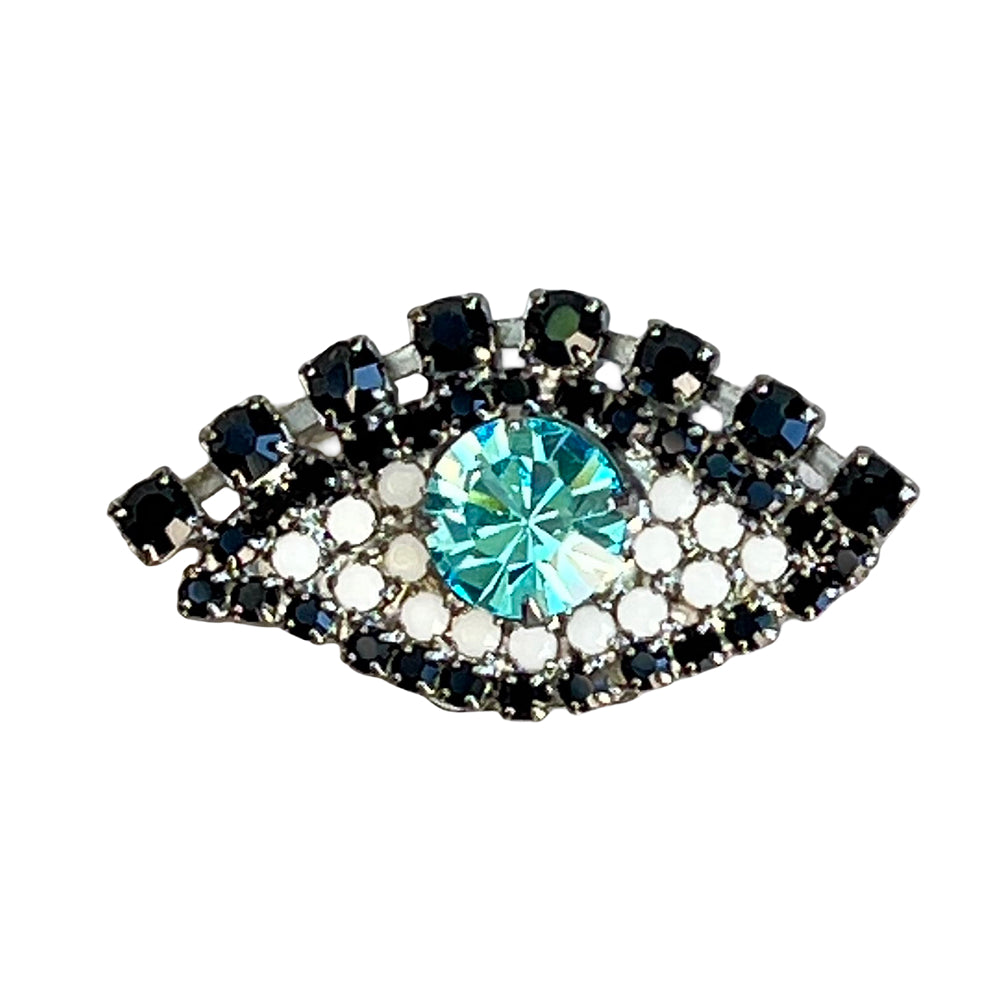 Diamante Eye Brooch/Pin