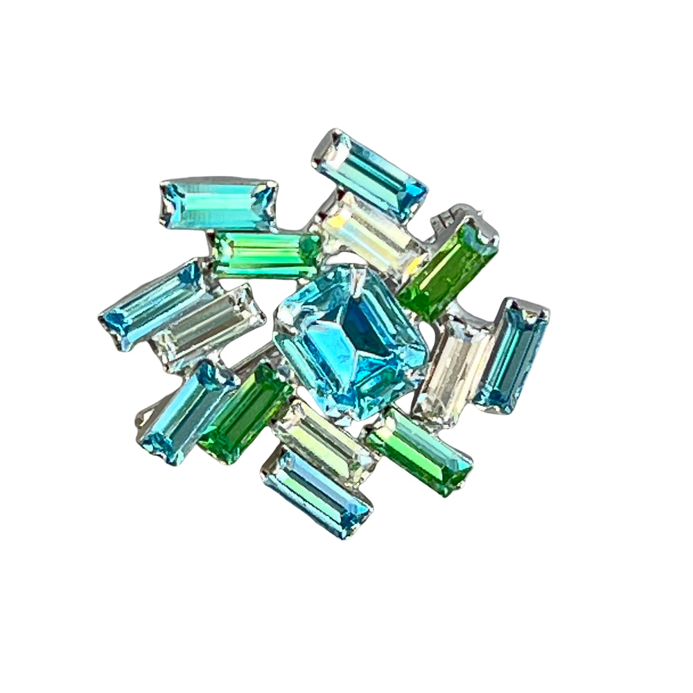 Crystal Cyclone Brooch & Pony