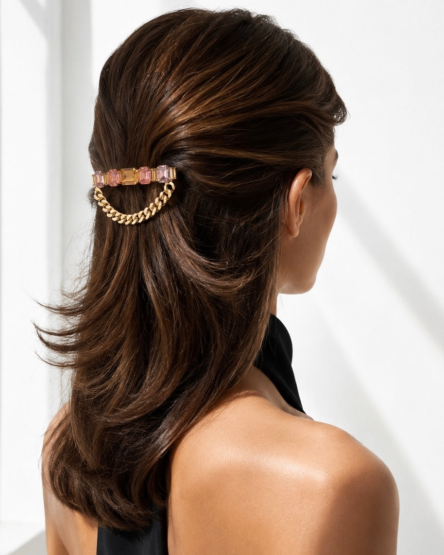 Esmee Diamante Barrette