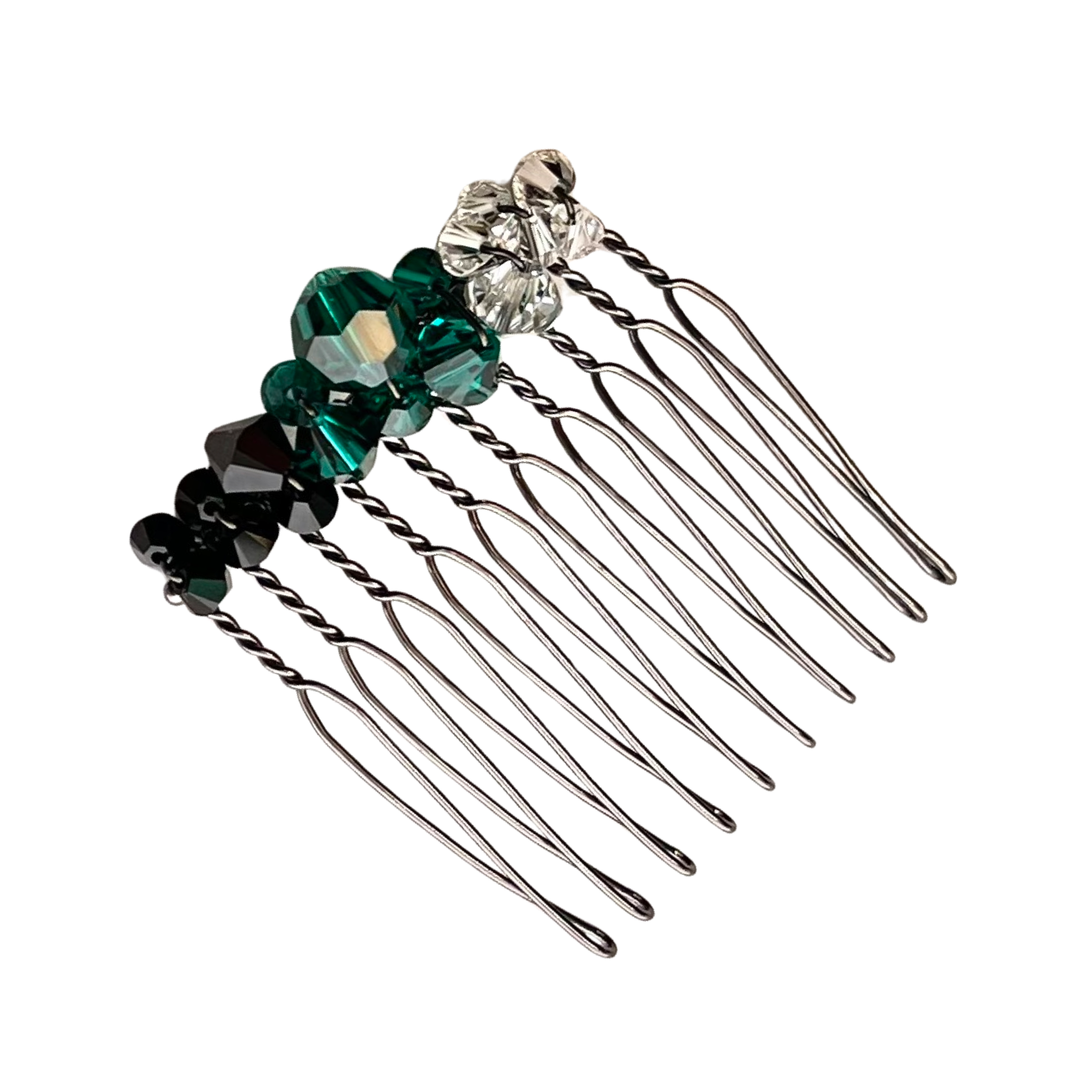 Ombre Crystal Mini Comb