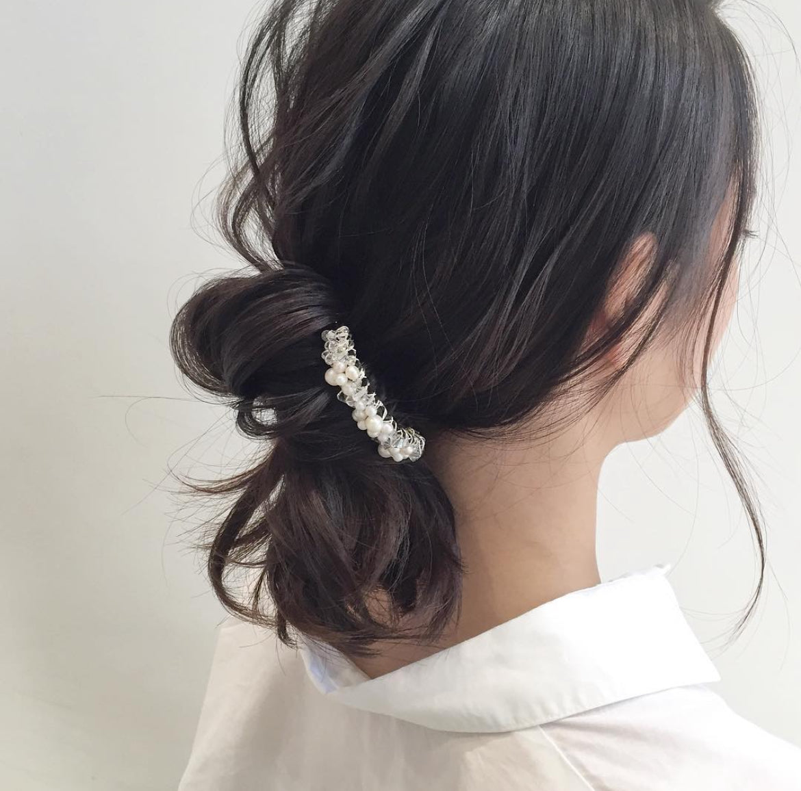 Lush Pearl Small Barrette