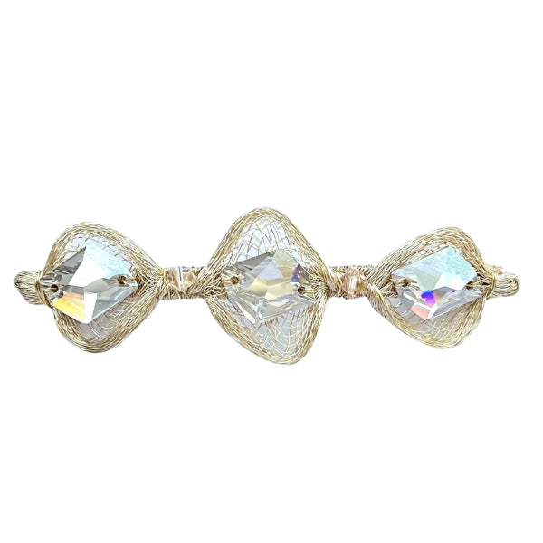 Mesh Diamond Barrette