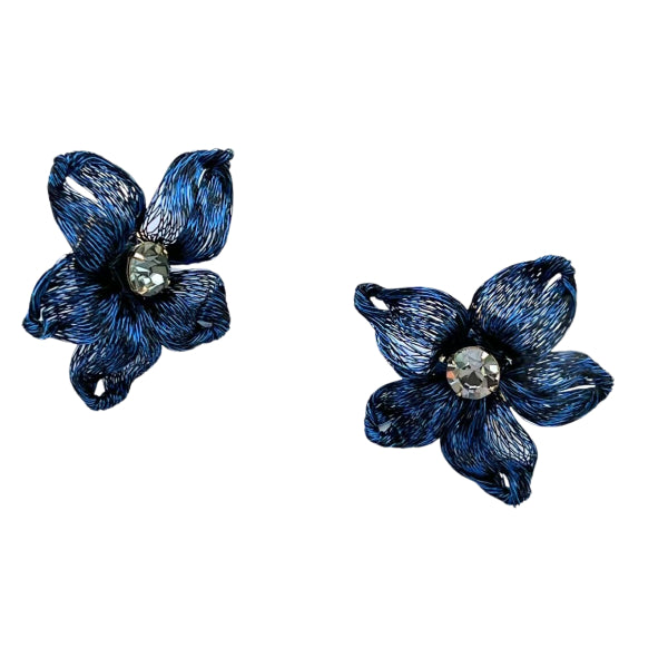 Mesh Forget-Me-Not Earrings