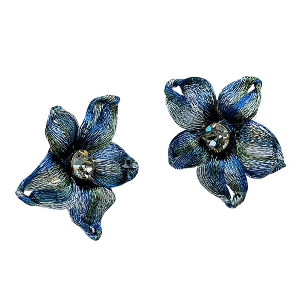 Mesh Forget-Me-Not Earrings