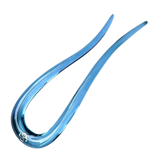 Lucite Serpent Hairpin