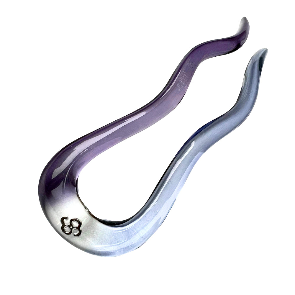 Lucite Wavy Hairpin