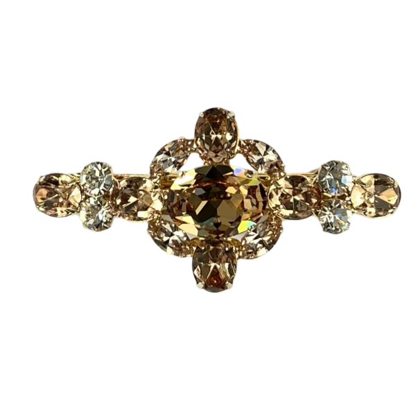 Crystal Cross Barrette