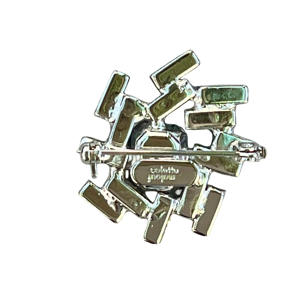 Crystal Cyclone Brooch & Pony