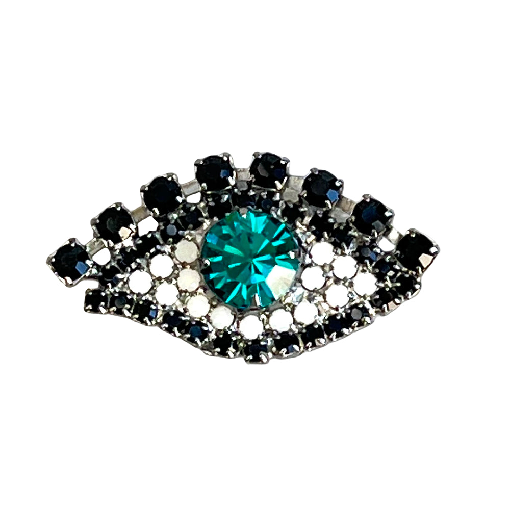 Diamante Eye Brooch/Pin