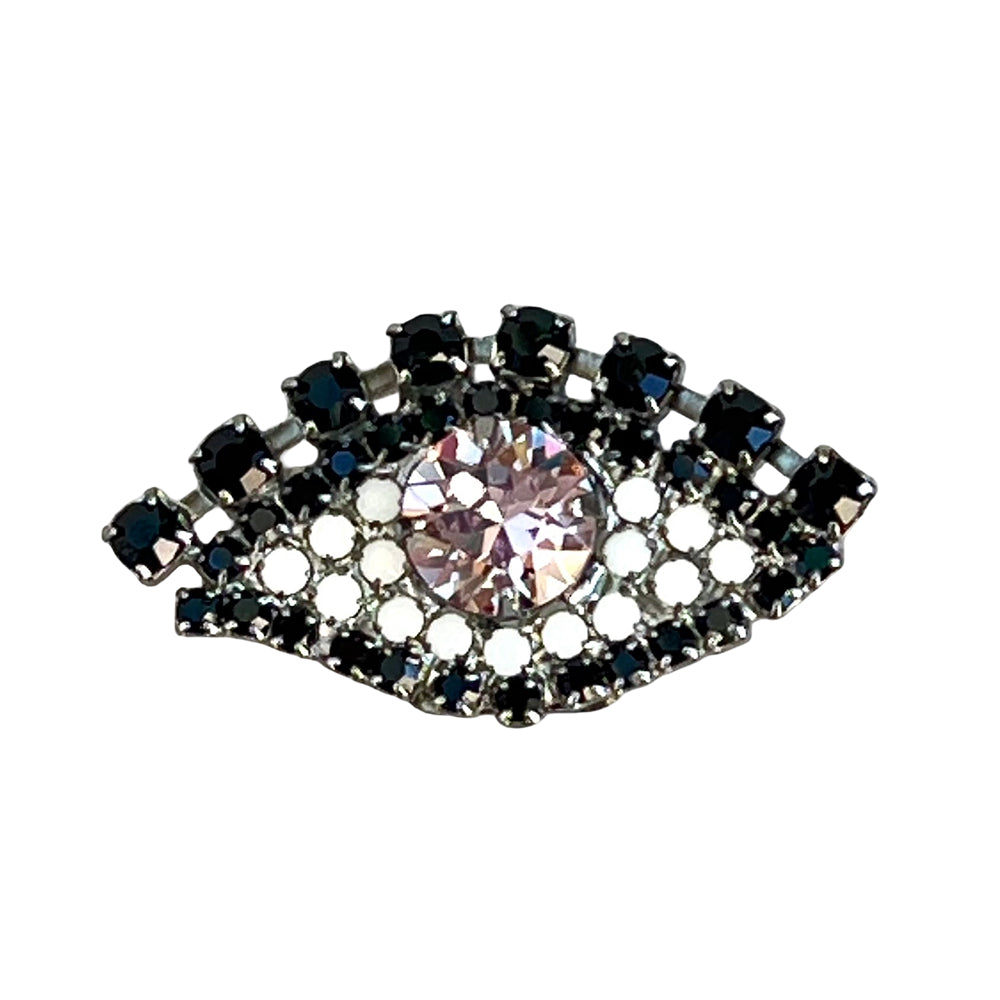 Diamante Eye Brooch/Pin