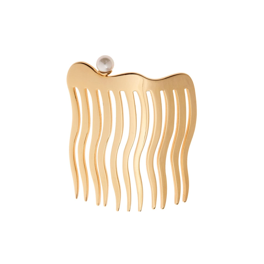 Pearl Wave Mini Comb